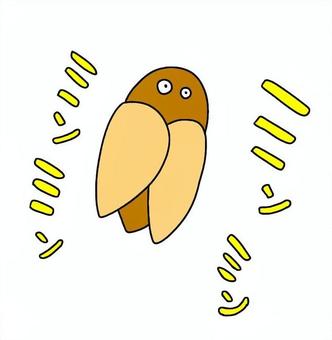 セミが鳴いてる セミ,虫,夏,生き物,鳴き声,文字,手書きのイラスト素材