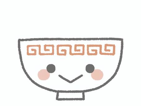 Ramen bowl (with face), JPG and PNG Ramen bowl (with face), ramen, bowl, device, JPG and PNG