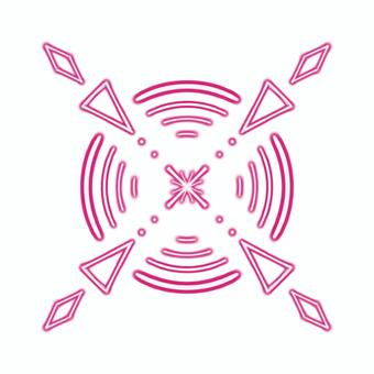 サイバーファンタジー照準 ピンク ターゲット,狙撃,丸,照準,スナイパー,ロックオン,射撃,銃撃,銃,十字のイラスト素材