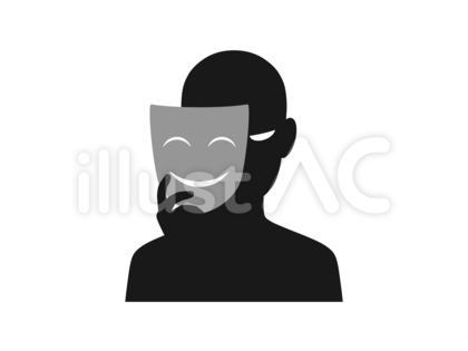 詐欺師のアイコン_仮面_悪人_なりすまし