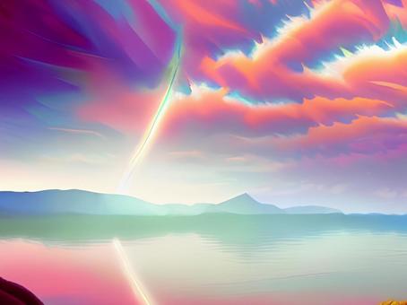 明るい空模様での落雷 明るい空模様での落雷 明るい,空,落雷のイラスト素材