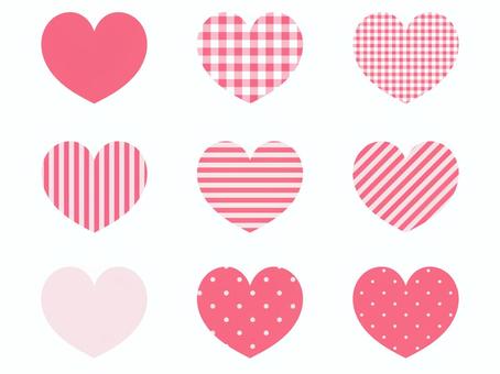 Illustration, heart, pattern, dot, 