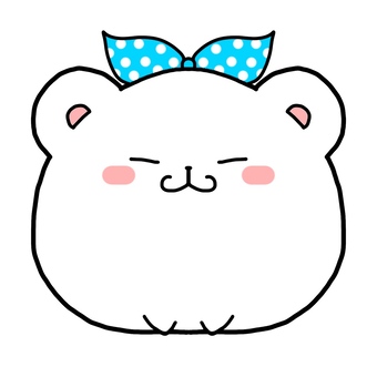 Shirokuma Ribbon, bear, shirokuma, ribbon, JPG and PNG