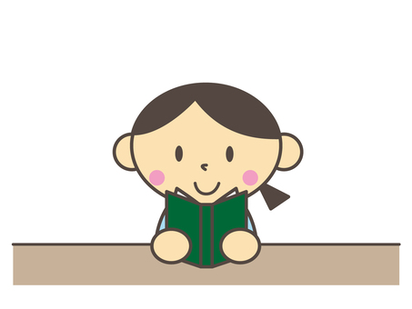Illustration, JPG, PNG and AI Illustration, reading, a book, study, JPG, PNG and AI