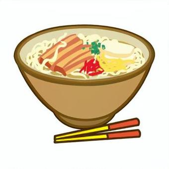 沖縄そば 沖縄,沖縄そば,沖縄料理,沖縄イラスト,三枚肉そばのイラスト素材
