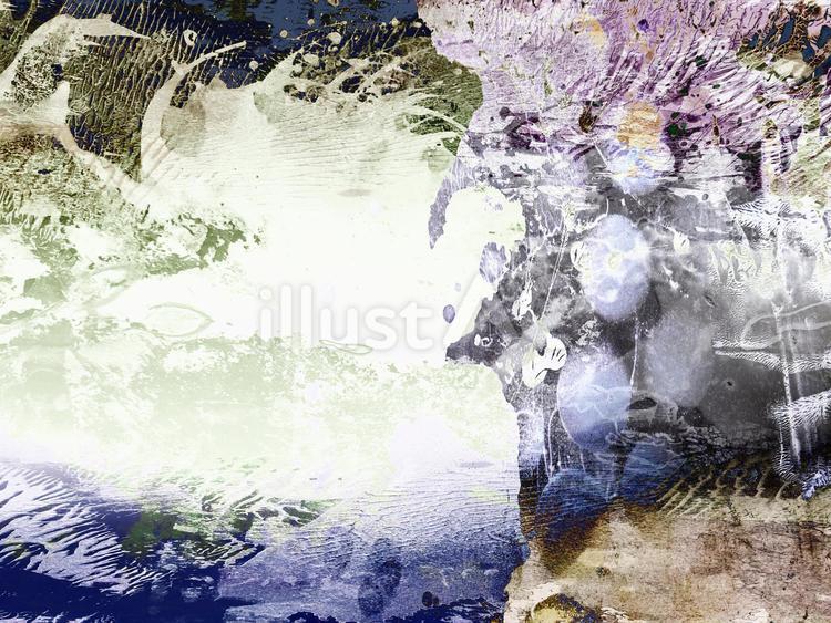 和風のグランジな手描き抽象背景 和風,藤色,薄紫のイラスト素材