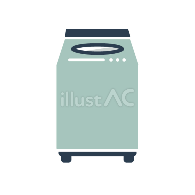 たて型洗濯機のアイコンイラスト 洗濯機,縦型,家電のイラスト素材