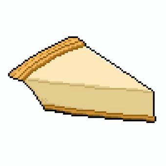 チーズタルト_ピクセルアート チーズタルト_ピクセルアート ピクセルアート,ケーキ,タルト,食べ物,カフェ,生地,チーズパイ,クッキー,クリームチーズ,カッテージチーズのイラスト素材