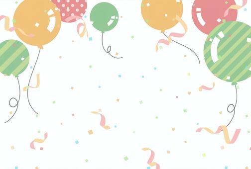 Glitter background of confetti and balloons 2, , JPG, PNG and AI