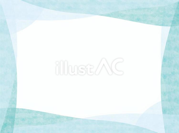 水彩風の涼しげな水色背景 水色,涼しげ,フレームのイラスト素材