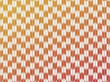 矢絣（金茶・朱色） 矢絣,和柄,パターン,背景,矢絣柄,グラデーション,金,茶,赤,派手のイラスト素材