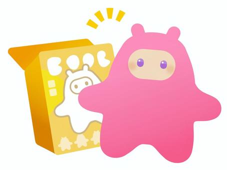 ブラインドボックスのフィギュア ブラインドボックス,トレーディングトイ,玩具,おもちゃ,ホビー,フィギュアのイラスト素材