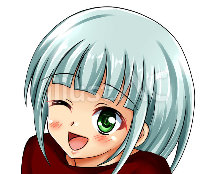 エルル　表情31－6 オリジナル,オリキャラ,キャラクターのイラスト素材