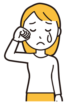  ロングヘア女性(黄)-217-バスト