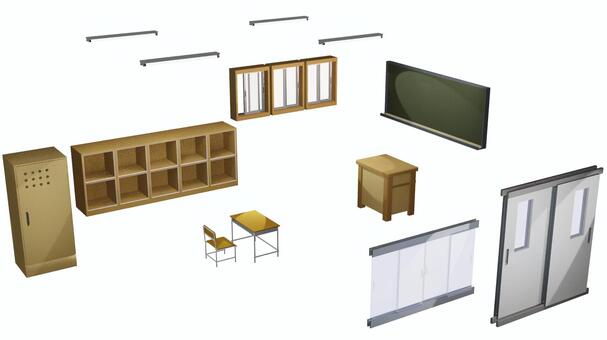 教室 教室,学校,クラス,塾,教育,スクール,授業,教場,組,席のイラスト素材