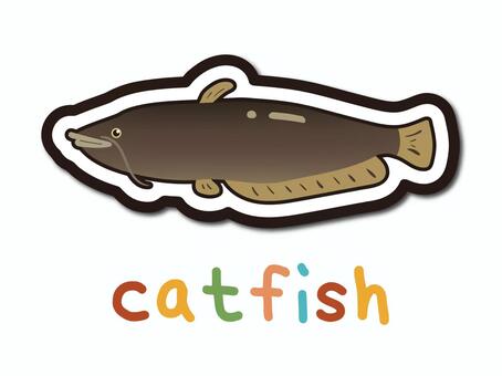 Illustration, catfish, fish, creatures, JPG, PNG and AI