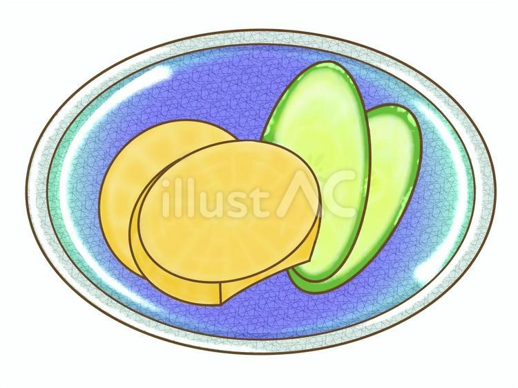 漬物 漬物,盛り合わせ,お新香のイラスト素材