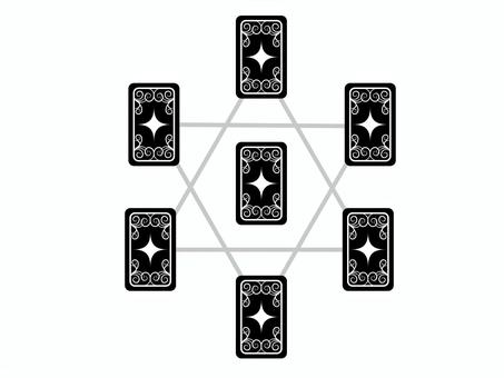 Illustration, tarot, divination, spread, 