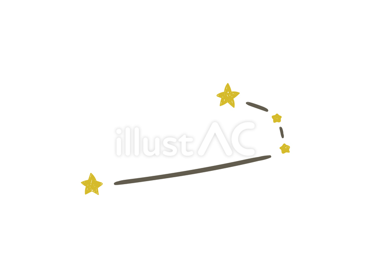 手描きの牡羊座のイラスト 牡羊座,星座,手描きのイラスト素材