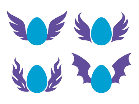 A mark with an egg and feather motif, JPG, PNG and AI A mark with an egg and feather motif, , JPG, PNG and AI