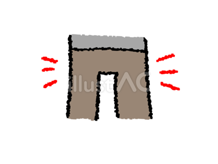 股関節 股関節,痛み,老化のイラスト素材