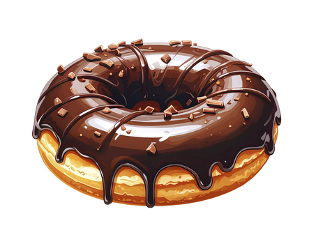 ドーナツ　AI生成画像　　　