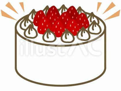 イチゴの乗ったケーキ エフェクト