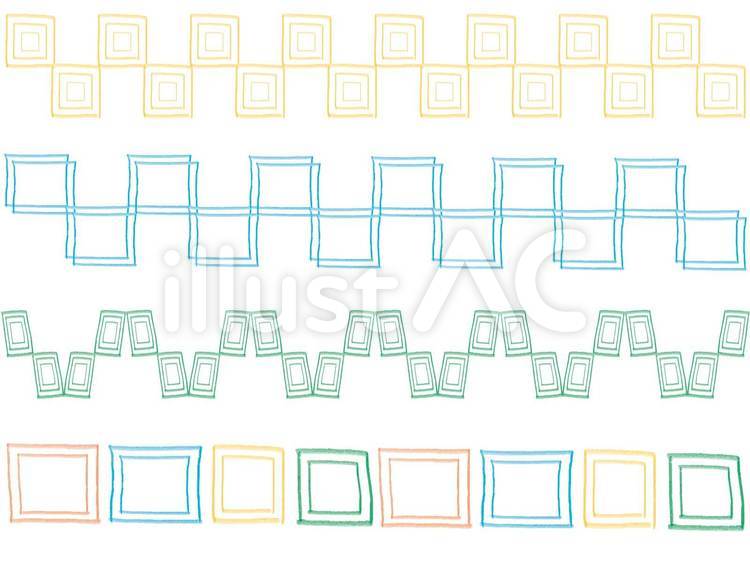 幾何学模様風 幾何学模様風,幾何学模様,四角のイラスト素材