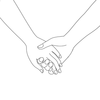 つないだ手 手,つなぐ,人物,カップル,夫婦,協力,仲良しのイラスト素材