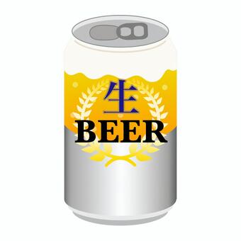 ビール缶 生,ビール,缶,ビール缶,酒,居酒屋,宴会,夕食,お酒,ドリンクのイラスト素材