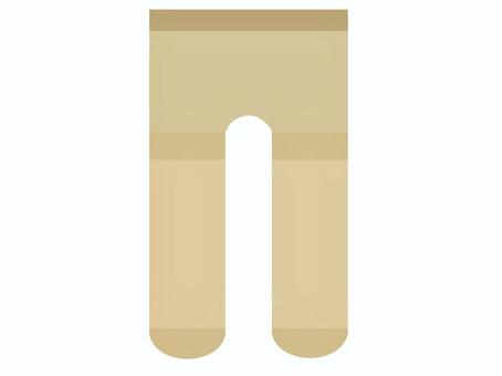 Illustration, stockings, beige, flesh color, 