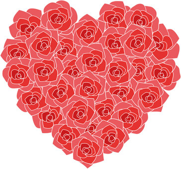 ハートの薔薇9