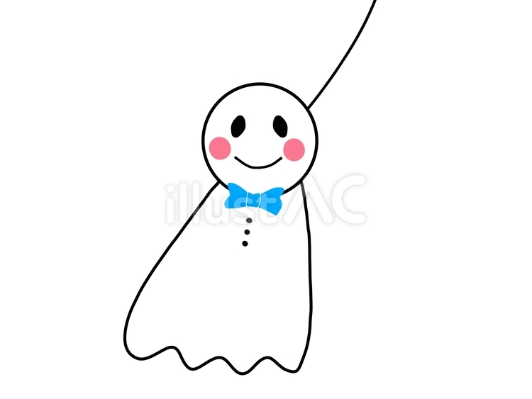 てるてる坊主（男の子） てるてる坊主,梅雨,雨のイラスト素材