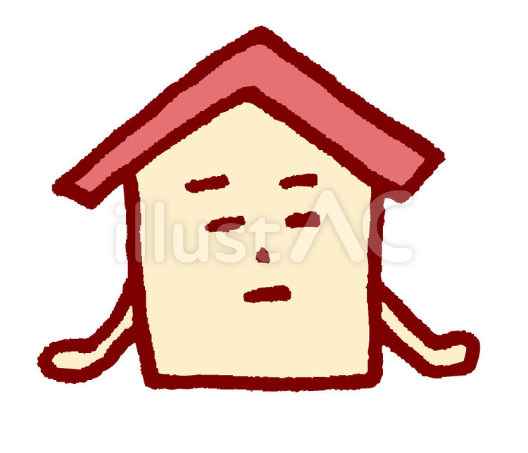 家くん　無表情 無表情,イラスト,アイコンのイラスト素材