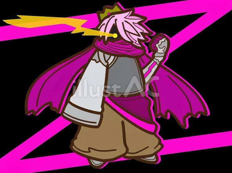 召喚されし悪魔シャックス『紫』 シャックス,悪魔,ソロモンのイラスト素材