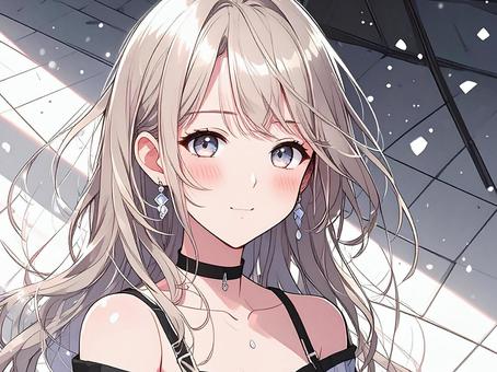 アニメ・漫画風の女の子のイラスト