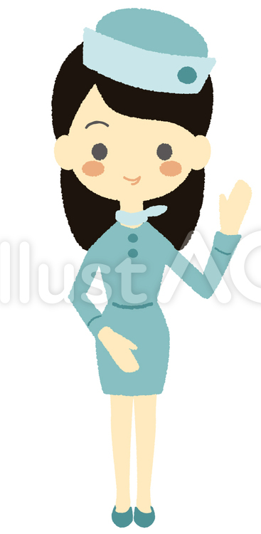 案内をする制服の女性 ビジネス,働く,笑顔のイラスト素材