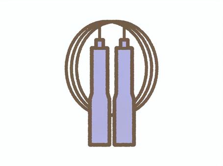 なわとびのイラスト｜学校の持ち物 なわとび,体育,学校,授業,新学期,持ち物,道具,教育,子ども向け,運動会のイラスト素材