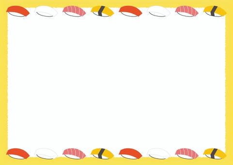 Sushi frame 1, JPG, PNG and AI Sushi frame 1, sushi, frame, background, JPG, PNG and AI
