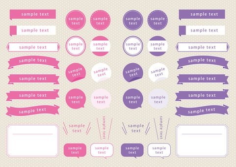 Illustration, ícone, fita, roxo, 