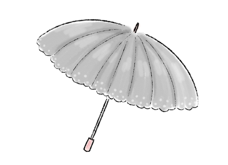 黒い日傘 黒,日傘,傘,雨傘,物,日よけ,雑貨,おしゃれ,可愛い,夏のイラスト素材