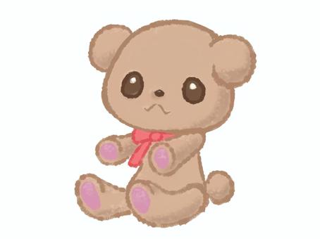 クマのぬいぐるみ くま,テディベア,ぬいぐるみ,おもちゃ,キッズ,キャラクター,アニマル,動物,子供,かわいいのイラスト素材