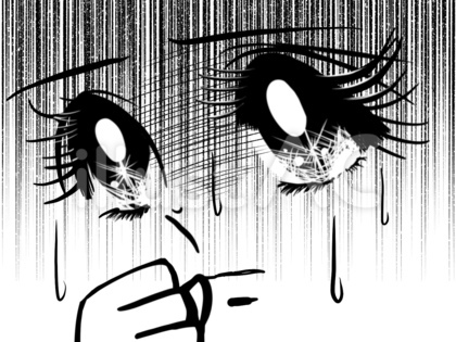 恐怖を感じる昔の少女漫画女子ドアップ顔