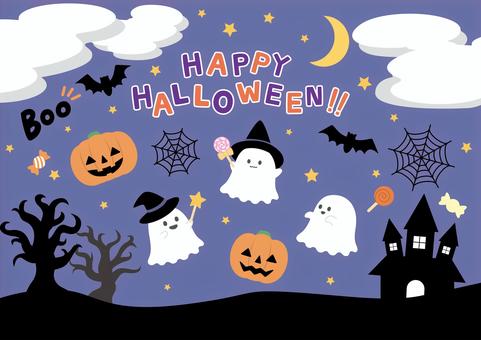 插图, 万圣节, 背景, 万圣节快乐, 