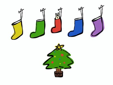 靴下　クリスマス