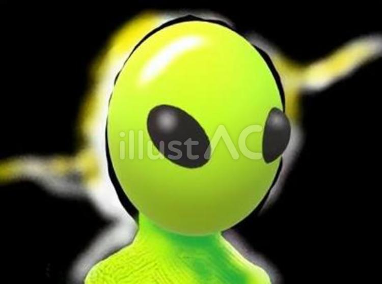 宇宙人 宇宙人,異星人,未確認生物のイラスト素材