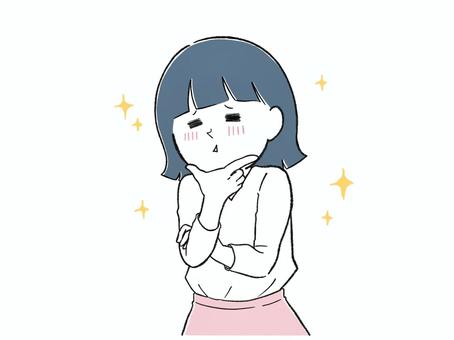 とっても天狗になっている女 天狗,自信,人物,女性,慢心,余裕,嬉しい,自惚れる,自慢,確信のイラスト素材