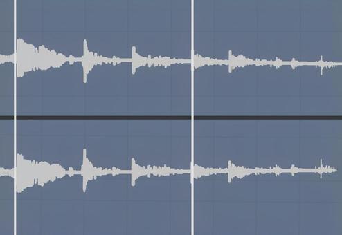 オーディオ波形 波形,dtm,daw,音楽,作曲,手描き,素材,イラスト,フリー,無料のイラスト素材
