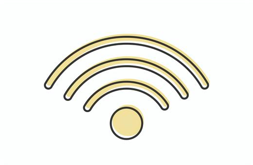 Wi-Fiアイコン wiーfi,アイコン,インターネット,飛ばす,電波,ワイヤレス,ネット,pc,スマホ,フリーのイラスト素材