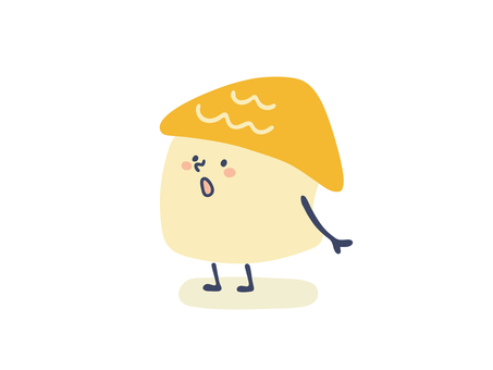 お家（横向き） 家,観察,驚く,戸建て,建物,家屋,一軒家,優しい,挿し絵,ラフのイラスト素材